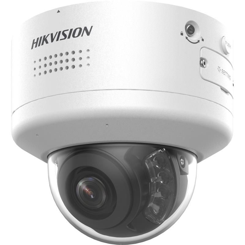 Camera de supraveghere IP Dome 8MP Hikvision DS-2CD2786G2H- IPTRZS2U/SL(2.8-12MM), lentila varifocala: 2.8-12mm, iluminare: Color: 0.0008 Lux @ (F1.2, AGC ON),B/W: 0 Lux cu IR: 40m, slot card de memorie: microSD/microSDHC/microSDXC card, up to 512 GB, alarma la evenimente: Motion detection (support