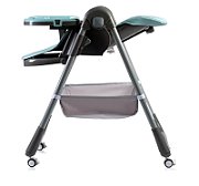 Scaun de masa cu inaltime reglabila, spatar ajustabil in 4 pozitii, pliabil, blue, U-Grow