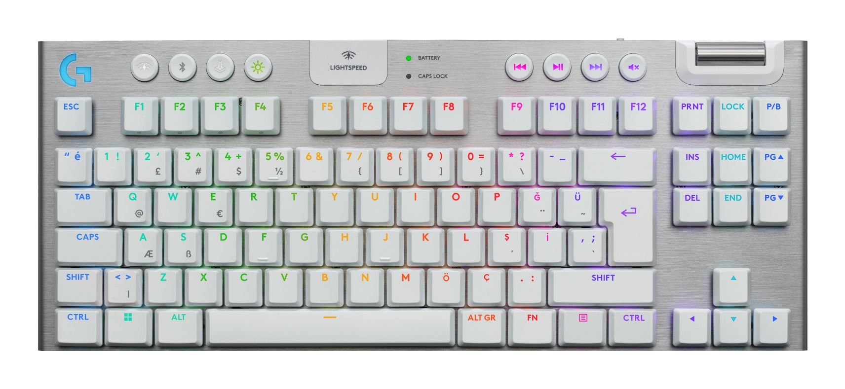G915 X LIGHTSPEED TKL WRLS G KB/WHITE - US INTL - EMEA28I-935