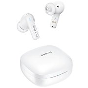 Casti Baseus Bowie E19 TWS,  wireless, bluetooth 5.3, microfon pe casca, durata de viata baterie 25 ore, alb