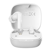 Casti Baseus Bowie E19 TWS,  wireless, bluetooth 5.3, microfon pe casca, durata de viata baterie 25 ore, alb