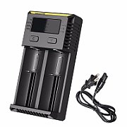 BATTERY CHARGER 2-SLOT/INTELLICHARGER NEW I2 NITECORE