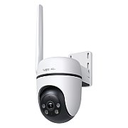 Outdoor Pan/Tilt 4G LTE Camera SPEC: 1080p (1920x1080), 4G LTE (LTE-FDD: B1/3/5/7/8/20/28, LTE-TDD: B38/40/41), 1 × External Antenna, 1 × PoE Port, Horizontal 360º FEATURE: Pan/Tilt, Starlight Color Night Vision, Smart AI Detection and Notifications (motion, people, pets, cars), Sound and Light