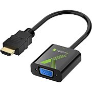 Techly HDMI zu VGA Konverter  Plug and Play  HDCP kompatibel