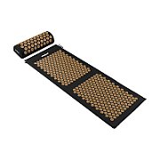 Health mat with acupressure spikes with pillow  130x50cm  gold spikes  Rebel Active
