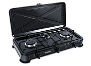 Promis KG300C 3-burner gas cooker  black