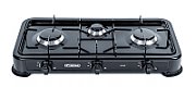Promis KG300C 3-burner gas cooker  black