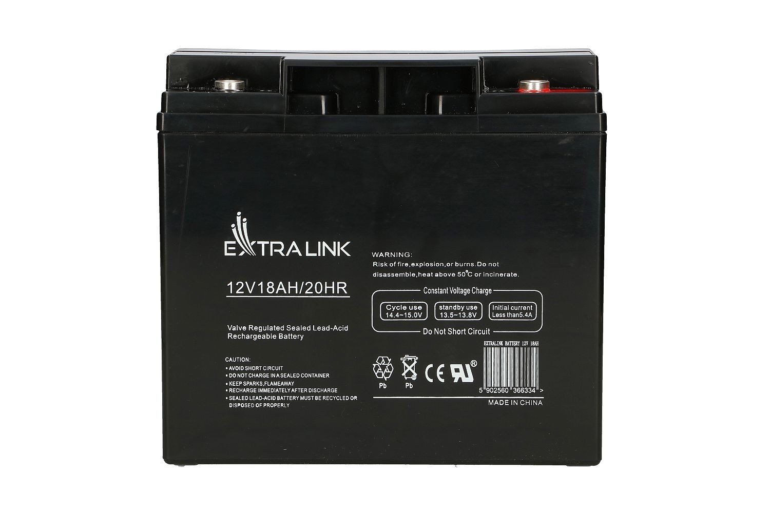 Extralink Accumulator AGM 12V 18Ah maintenance free
