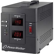 PowerWalker AVR 2000 SIV FR voltage regulator 2 AC outlet(s) 110 - 280 V Black