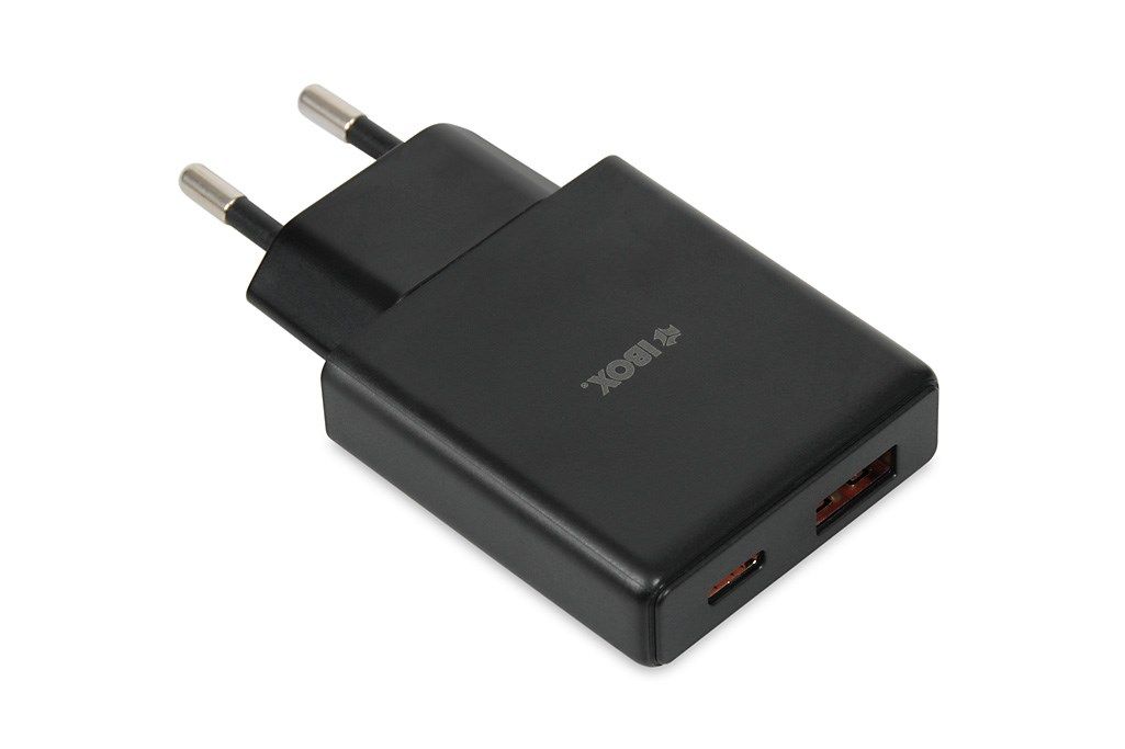 iBOX C-43 Slim GaN PD30W Wall charger  Black