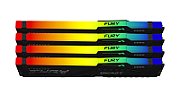 Kingston Technology FURY Beast 128GB 5600MT/s DDR5 CL40 DIMM (Kit of 4) RGB XMP