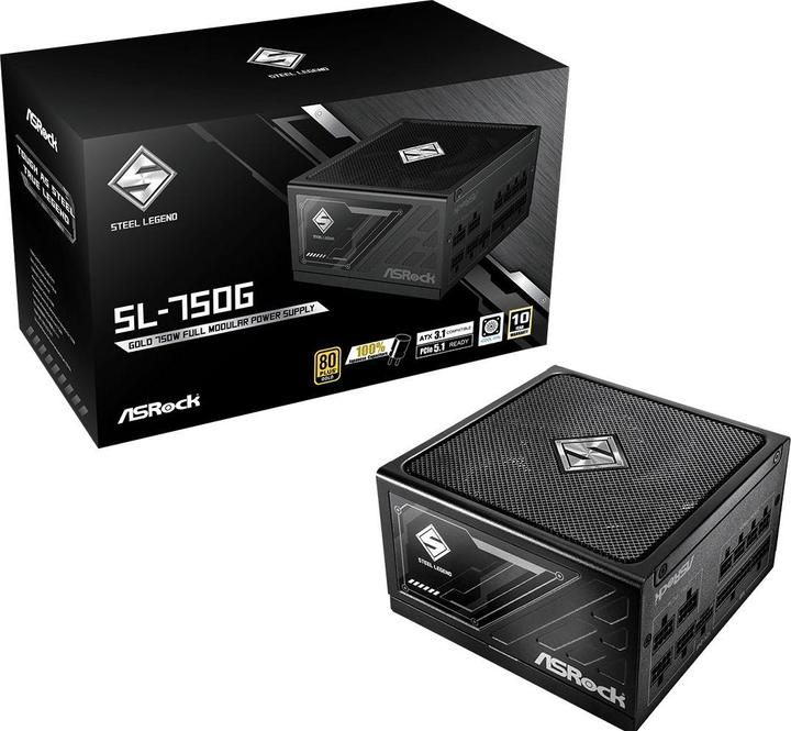 Zasilacz ASRock STEEL LEGEND 750W 80 Plus Gold