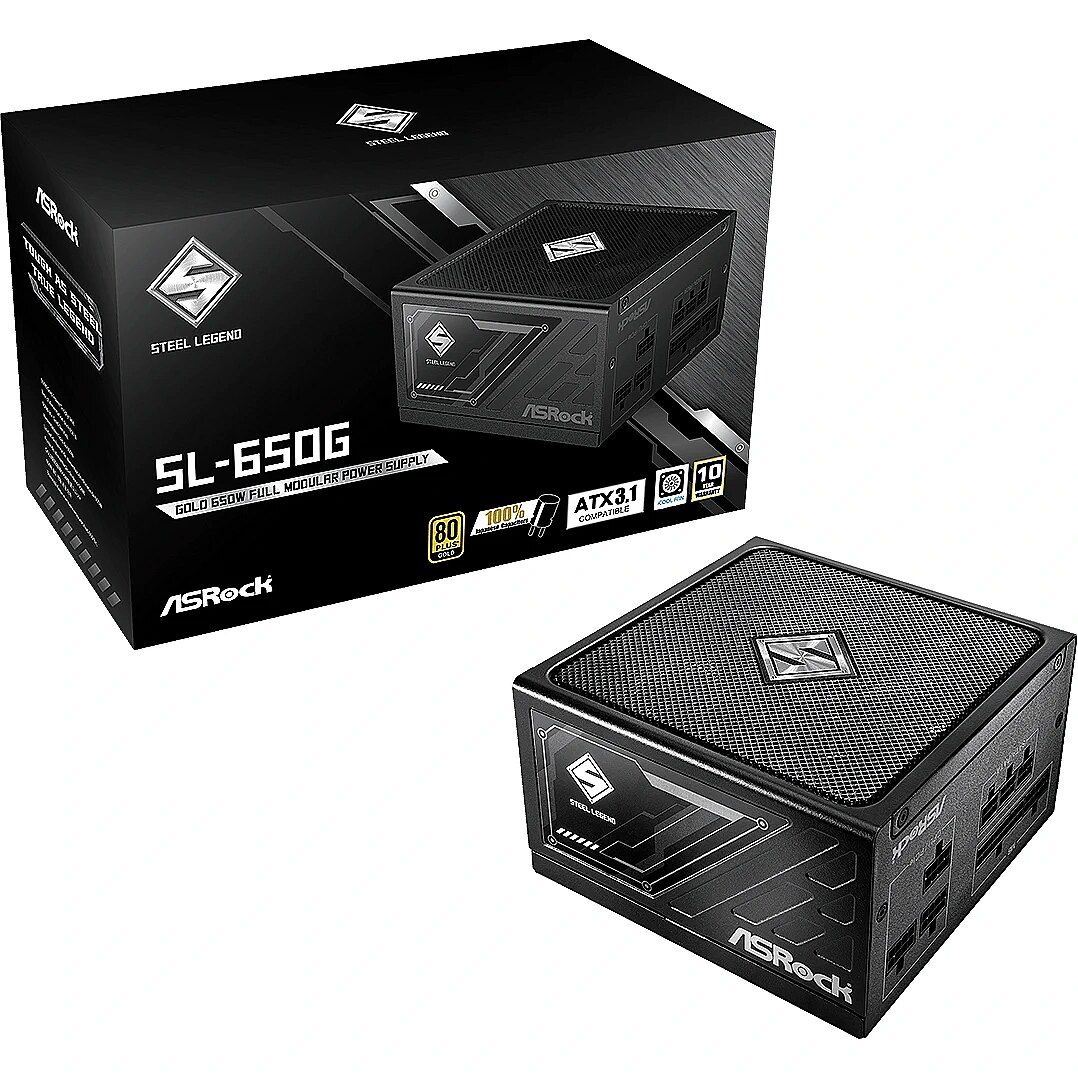 Zasilacz ASRock STEEL LEGEND 650W 80 Plus Gold