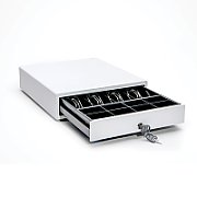 CD4-1416WTSS48 14IN WHITE W/ SS/FRONT 4 BILL 8 COIN