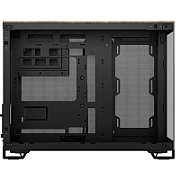 Carcasa CORSAIR 2500X Micro ATX Dual Chamber Black/Walnut Wood, Tempered Glass, mATX, Cooling Layout: Top: 3x120mm sau 2x140mm, Side: 2x120mm, Bottom: 3x120mm sau 2x140mm, Rear: 1x120mm, Expansion Slots 4, 2x2.5 SSD 2x3.5 HDD, no psu included