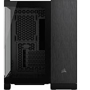 Carcasa CORSAIR 2500X Micro ATX Dual Chamber Black/Obsidian Aluminiun, Tempered Glass, mATX, Cooling Layout: Top: 3x120mm sau 2x140mm, Side: 2x120mm, Bottom: 3x120mm sau 2x140mm, Rear: 1x120mm, Expansion Slots 4, 2x2.5 SSD 2x3.5 HDD, no psu included