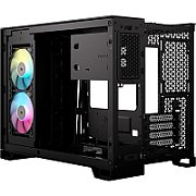 Carcasa CORSAIR iCUE LINK 2500X Micro ATX Dual Chamber Black, Tempered Glass, mATX, Cooling Layout: Top: 3x120mm sau 2x140mm, Side: 2x120mm, Bottom: 3x120mm sau 2x140mm, Rear: 1x120mm, Expansion Slots 4, 2x2.5 SSD 2x3.5 HDD, no psu included