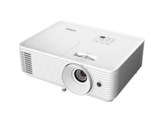 Videoproiector ViewSonic DH380-EDU, 1920 x 1080 pixeli, 16:9, 4000 lm, DMD, 10000 h, Fara Wi-Fi incorporat, Alb