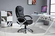 Office chair with massage  heated ACTIVEJET YK7304 black