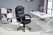 Office chair with massage  heated ACTIVEJET YK7304 black