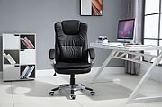 Office chair with massage  heated ACTIVEJET YK7304 black