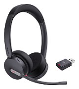 Yealink WH64 Hybrid Dual UC Căști Fără fir Bandă de fixare pe cap Birou/Call center Micro-USB Bluetooth Negru