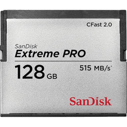 EXTREME PRO CFAST 2.0/128GB 525MB/S VPG130