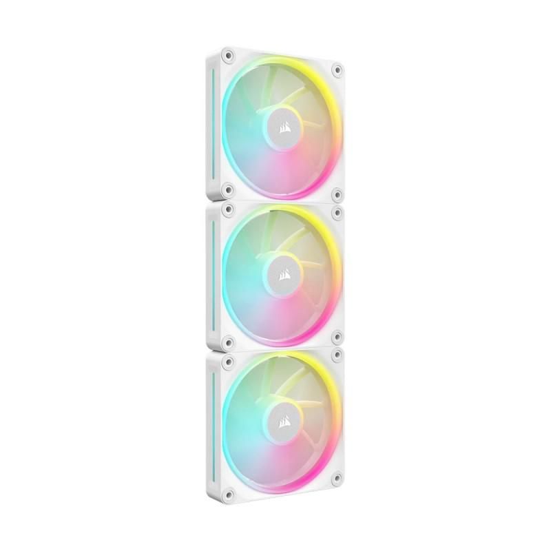 Ventilatoare Carcasa CORSAIR iCUE LINK LX120 3x120mm RGB ALB, viteza 0.400-2400 RPM +/- 10%, Airflow: 9.75-69.9 CFM, Presiune Statica: 0.13-5.22 mm-H2O, Nivel de zgomot: 10-36dBA