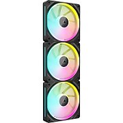 Ventilatoare Carcasa CORSAIR iCUE LINK LX120 3x120mm RGB NEGRU, viteza 0.400-2400 RPM +/- 10%, Airflow: 9.75-69.9 CFM, Presiune Statica: 0.13-5.22 mm-H2O, Nivel de zgomot: 10-36dBA