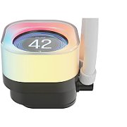 Cooler Procesor CORSAIR iCUE LINK TITAN 240 RX LCD ALB, dimensiune radiator 277x120x27mm, 2 ventilatoare ARGB, viteza ventilatoare: 300-2100RPM +/- 10%,  Suport AMD: AM4/AM5, suport INTEL: LGA 1700/1851, Airflow: 73.5 CFM, Nivel de zgomot: 36 dBA