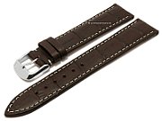 Zeppelin leather strap brown  20 mm