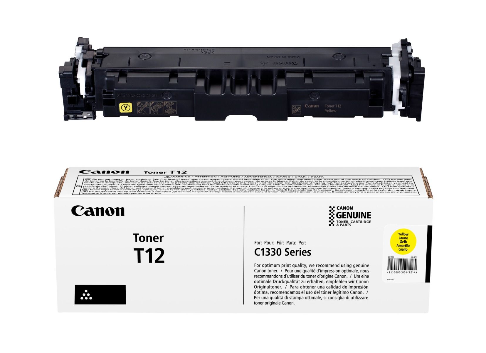 Canon 5095C006 toner cartridge 1 pc(s) Original Yellow