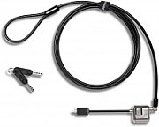 Lenovo 4X90H35558 cabluri cu sistem de blocare Negru, Din oţel inoxidabil 1,83 m