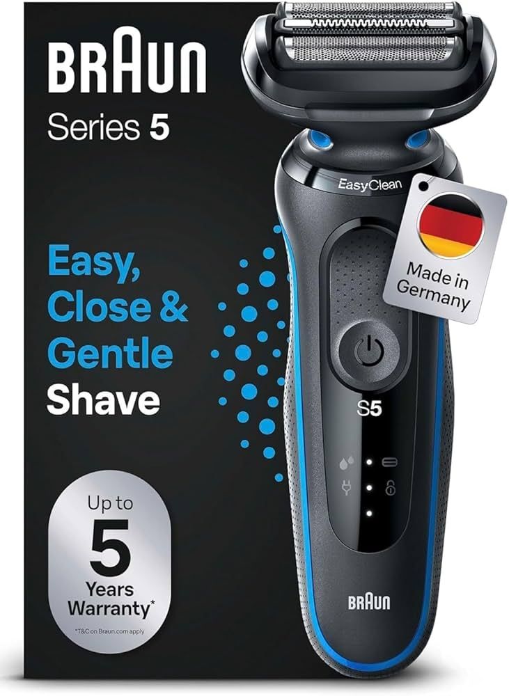 Braun 51-B1000s  Foil shaver  Black  Blue  Power  AC/Battery  Lithium-Ion (Li-Ion)  50 min