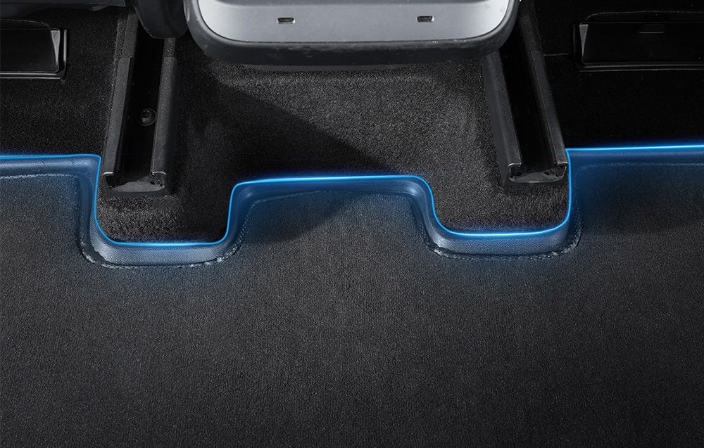 COVOR AUTO Baseus T-Space, set 6 bucati compatibil Tesla Model Y, realizat din TPE, negru  C20751300111-01  - 6932172634353