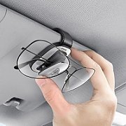 ORGANIZATOR auto Baseus Platinum Vehicle eyewear, poate fi utilizat pentru prindere ochelari sau cabluri, clips, argintiu  ACYJN-B0S  - 6953156220119