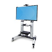 MOBILE TV CART UP TO 120 TV 220/CAP HAND CRANK HEIGHT ADJUSTMENT