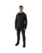Kurtka męska softshell 4F M283 głęboka czerń 4FWAW24TSOFM283 20S  L