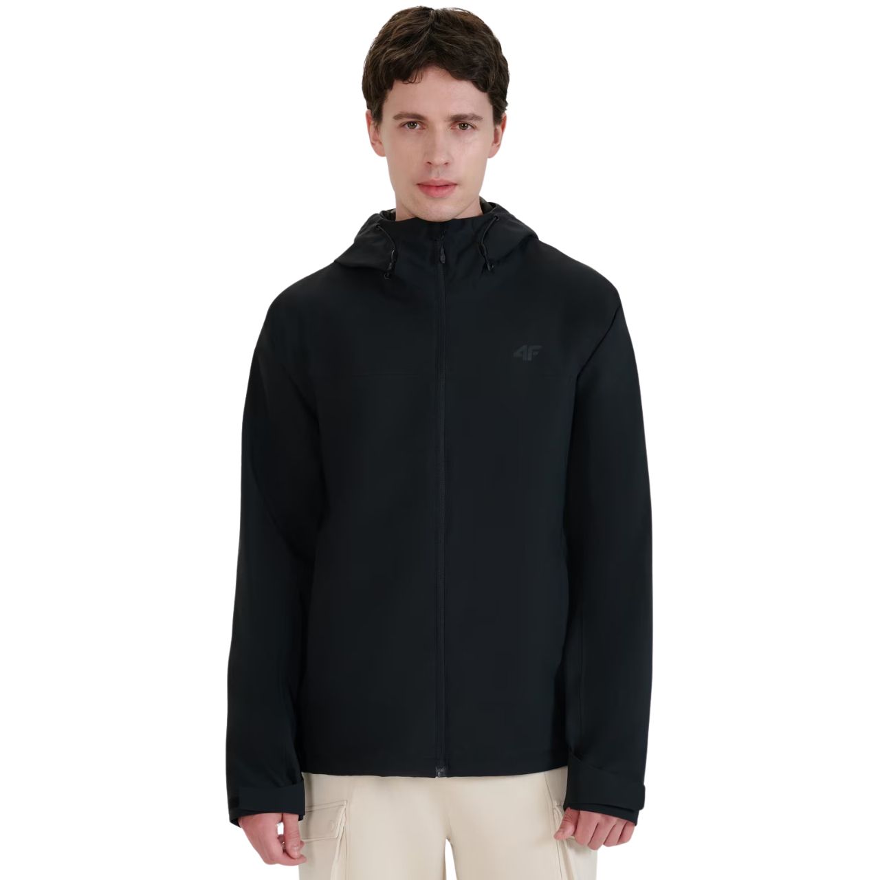 Kurtka męska puchowa 4F M376 głęboka czerń 4FWSS24TDJAM376 20S  XL