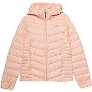 Kurtka damska puchowa 4F F351 pomarańczowa 4FWSS24TDJAF351 70S S