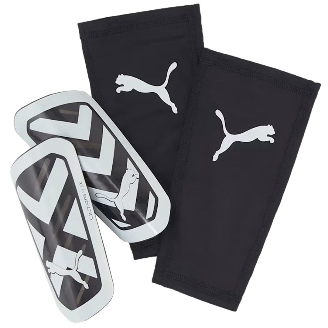 Puma Ultra Flex Sleeve Football Pads Black-White 030871 03 L