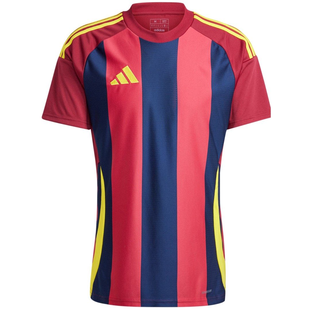 Koszulka męska adidas Striped 24 Jersey bordowo-granatowa IW2149 S