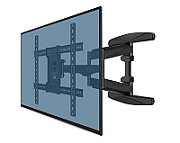 Esperanza ERW021 CRONOS 2.16 m (85 ) TV mount Black