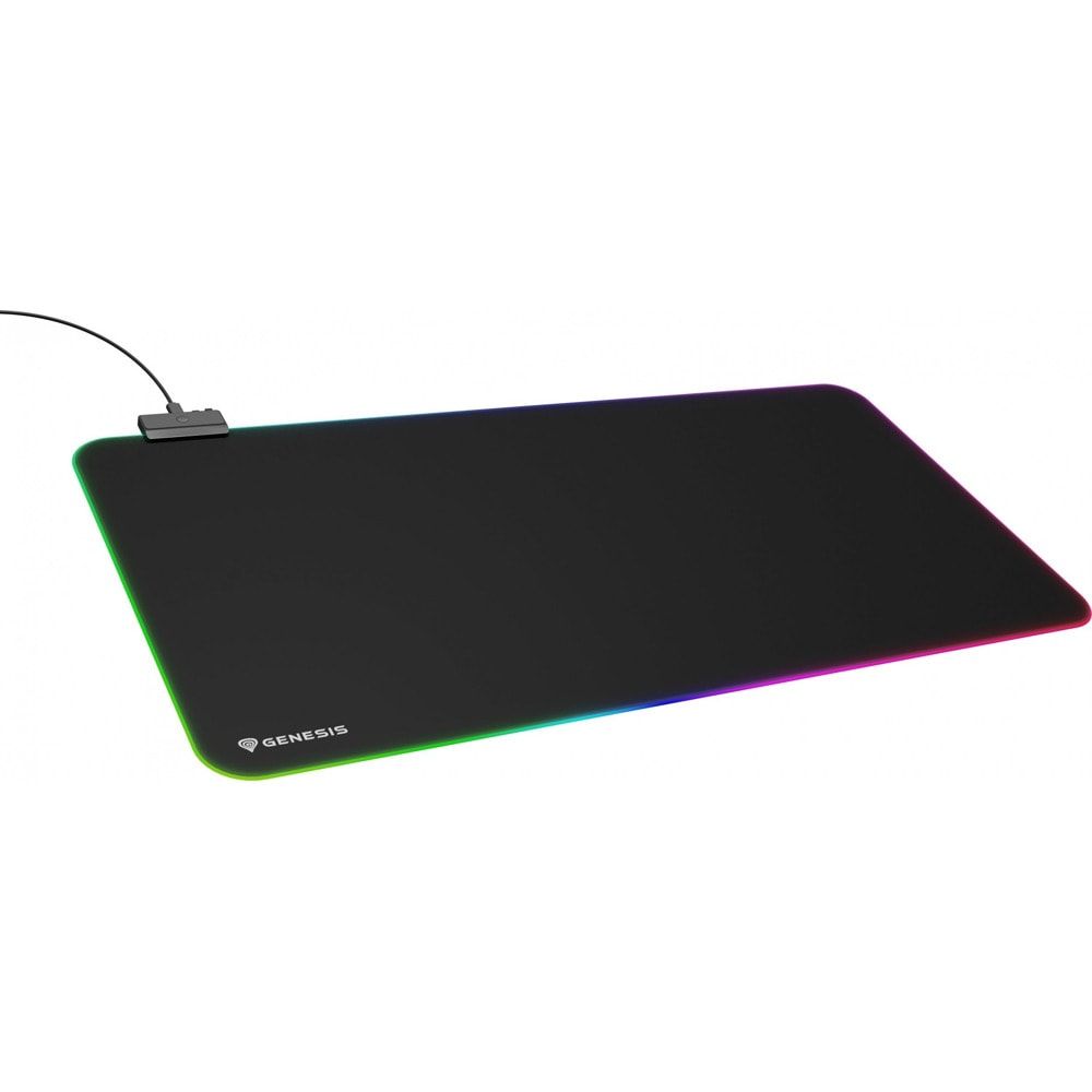 MOUSE PAD GENESIS BORON 500 XXL RGB LOGO 800X400MM