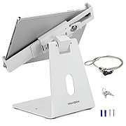 Tablet holder 7-14  swivel wall with lock