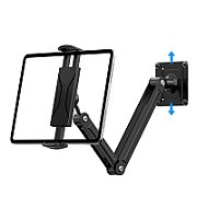 Tablet holder 7-14  swivel wall with lock