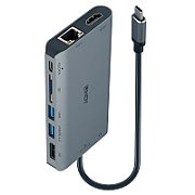 LINDY DST-Mini Duo  USB C Laptop Mini Dock 2x 4K HDMI