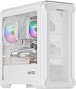 GENESIS IRID 503 ARGB LITE MATX MINI TOWER CASE WITH WINDOW WHITE