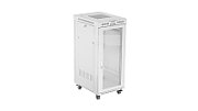 FLOOR-STANDING RACK CABINET 19  27U 600X800 GREY PERFORATED LCD DOOR LANBERG (FLAT PACK)