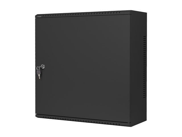 WALL-HUNG RACK CABINET 19  6U+3U 540X200 LOW-PROFILE BLACK LANBERG (FOLDED)